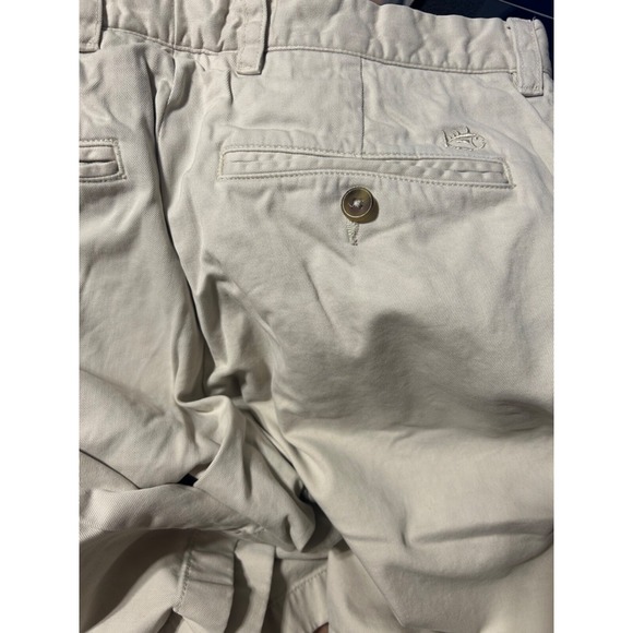 Southern Tide Mens Size 32 Tan Flat Front Pima Cotton Modal Blend Shorts Wear - Picture 8 of 12